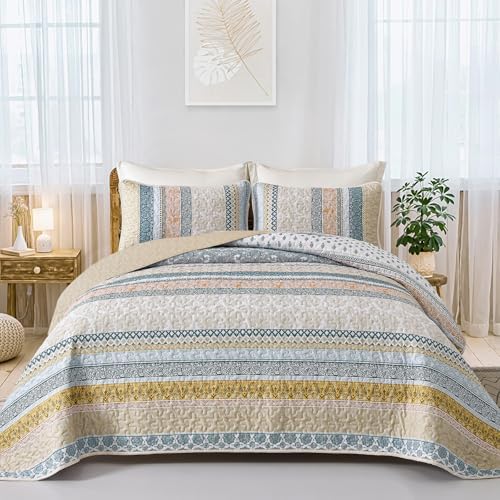 Bohemian Geometric Quilt - Yellow