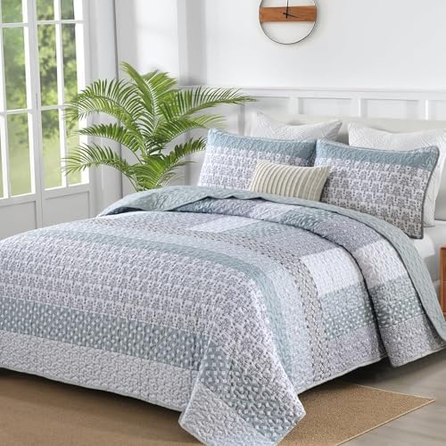 Boho Plaid Quilt - Sage Green