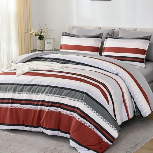 Boho Stripe Bed in a Bag - Red