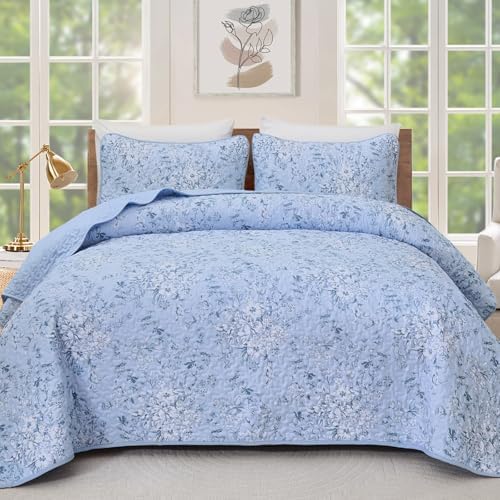 Botanical Quilt - Light Blue