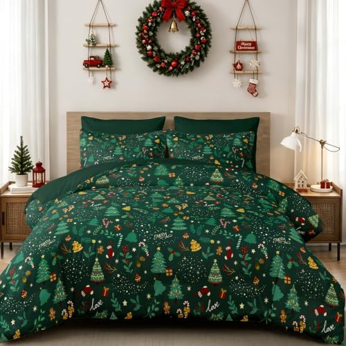 Christmas Bells Duvet Cover - Christmas Tree
