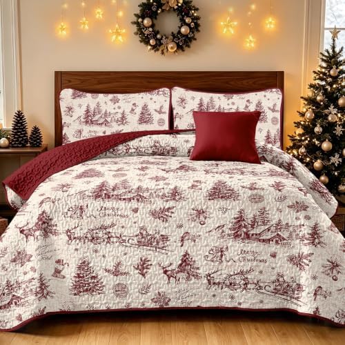 Christmas Bells Quilt - Santa Sleigh