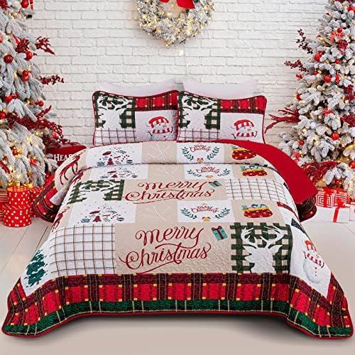 Christmas Reindeer Quilt - Snowman