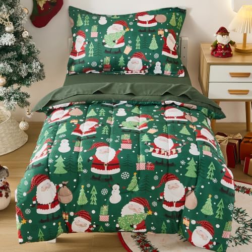 Christmas Toddler Bedding Set - Green