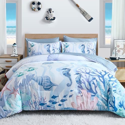 Coastal Beach Bed in a Bag - Diving Deep Ocean