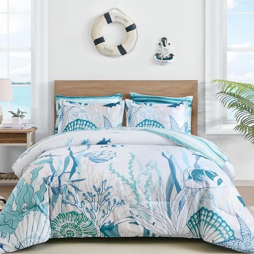 Coastal Beach Bed in a Bag - Seashell