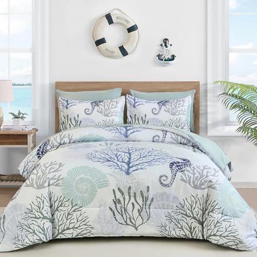 Coastal Beach Bed in a Bag - Seaweed