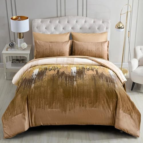 Fall Harvest Comforter Set - Brown