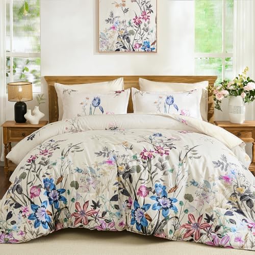 Floral Bed in a Bag - Beige