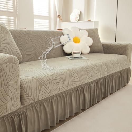 Stretch Sofa Slipcover - Khaki