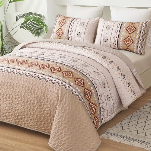 Thanksgiving Boho Quilt - Beige
