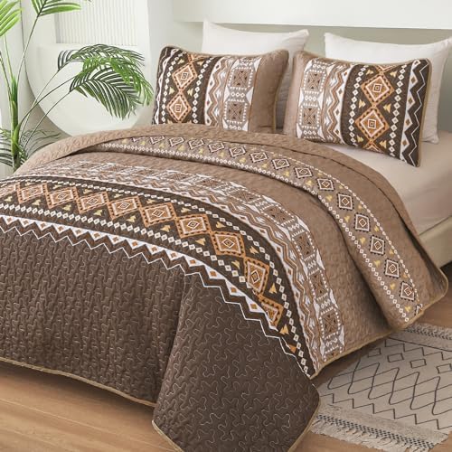 Thanksgiving Boho Quilt - Brown