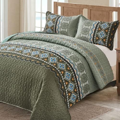 Thanksgiving Boho Quilt - Green