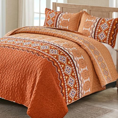 Thanksgiving Boho Quilt - Orange